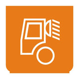 Emblem - Laderampenbeleuchtung orange 892870