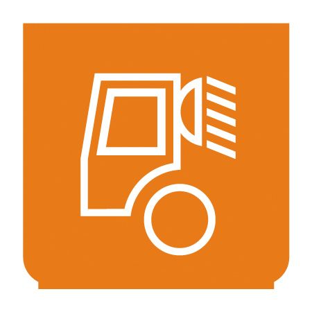 Emblem - Laderampenbeleuchtung orange