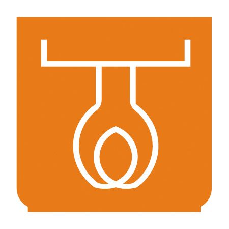 Emblem - vorglühen orange