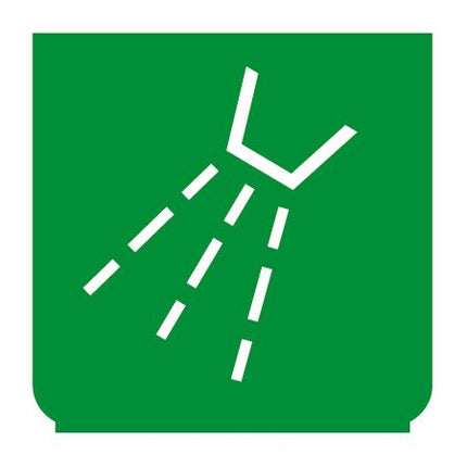 Emblem - Wasserspritzer grün