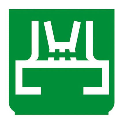 Emblem - Wasserspray grün