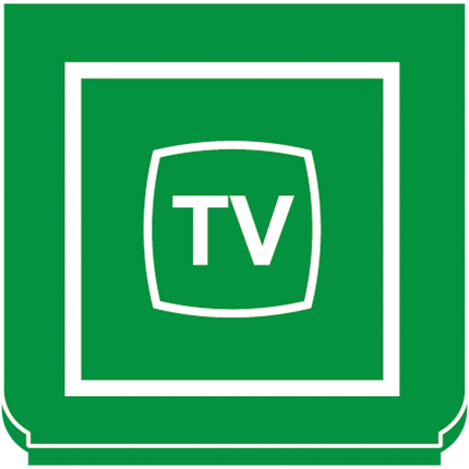 Emblem - TV grün - 1 - Stück ENG