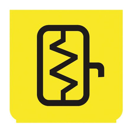 Emblem - Aussenspiegelentfroster gelb/schwarz