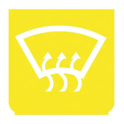 Emblem - Heizung + Ventilation gelb/weiss - 894465 - 1 - Stück ENG