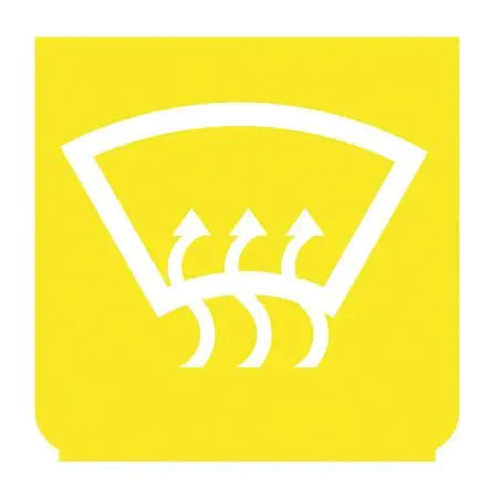 Emblem - Heizung + Ventilation gelb/weiss - 894465 - 1 - Stück ENG