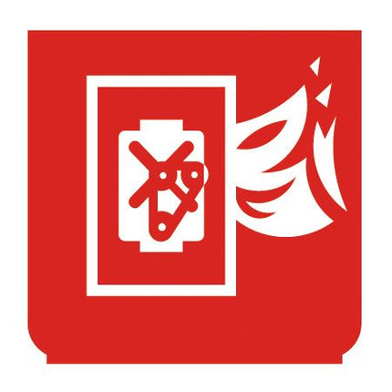 Emblem - Feueralarm rot