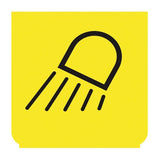 Emblem - Arbeitsscheinwerfer gelb/schwarz 894474