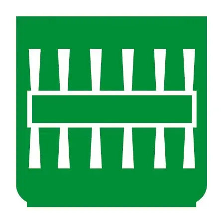 Emblem - Doppelbesen grün - 894487 - 1 - Stück ENG