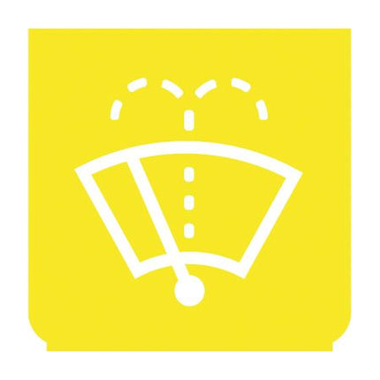 Emblem - Scheibenwischer/-wascher gelb