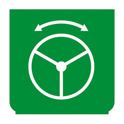 Emblem - automat. Steuerung grün - 1 - Stück ENG