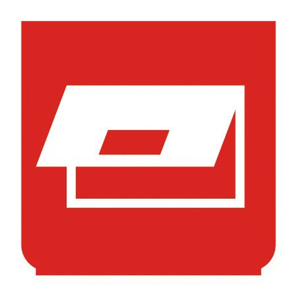 Emblem - Ladeklappe rot - 1 - Stück ENG