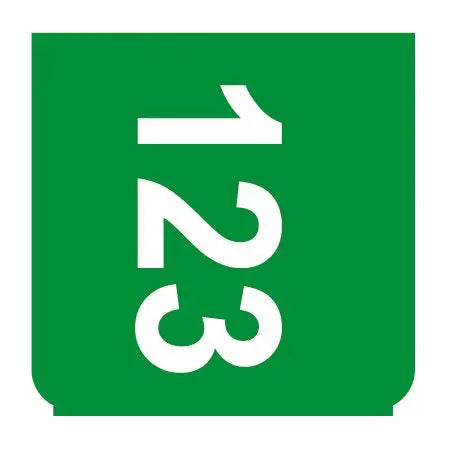 Emblem - 123 grün - 895189 - 1 - Stück ENG