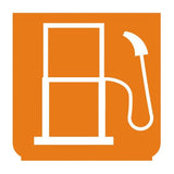 Emblem - Benzinstand orange 895425