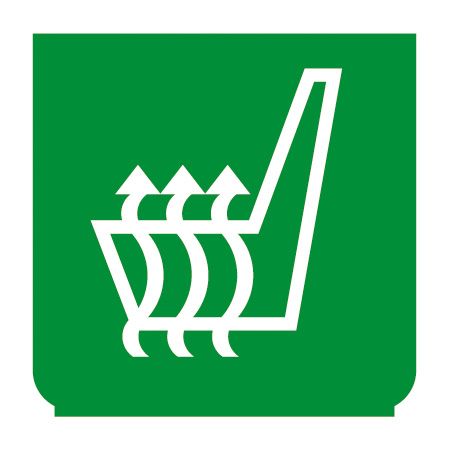 Emblem - Sitzheizung grün