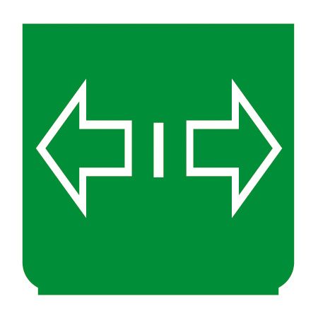 Emblem - Blinker Anhänger 1 grün