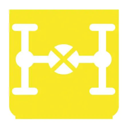 Emblem - Differentialsperre gelb/weiss - 896111 - 1 - Stück ENG