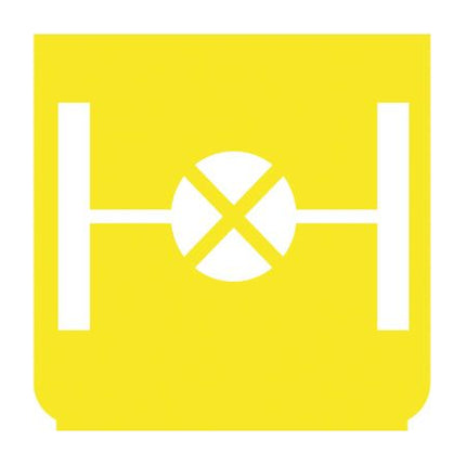 Emblem - Differentialsperre gelb