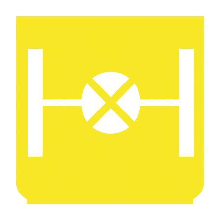 Emblem - Differentialsperre gelb