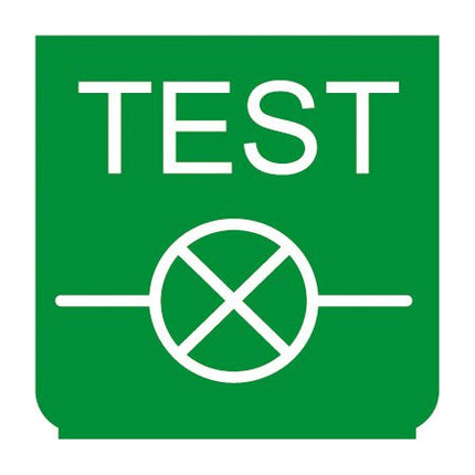 Emblem - Lampentester grün