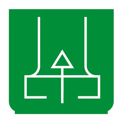 Emblem - Container heben grün - 1 - Stück ENG