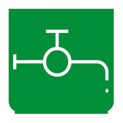 Emblem - Wasser grün - 1 - Stück ENG