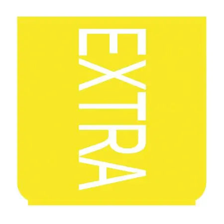 Emblem - „Extra“ gelb/weiss - 896147 - 1 - Stück ENG