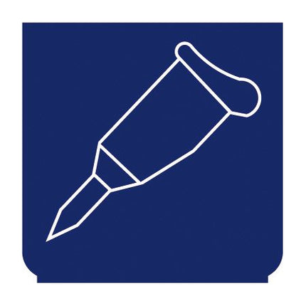 Emblem - Füllen blau - 1 - Stück ENG