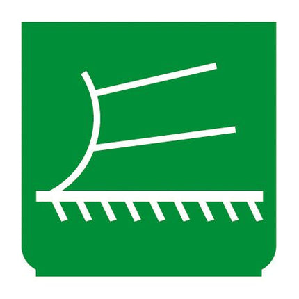 Emblem - Pflug grün - 1 - Stück ENG