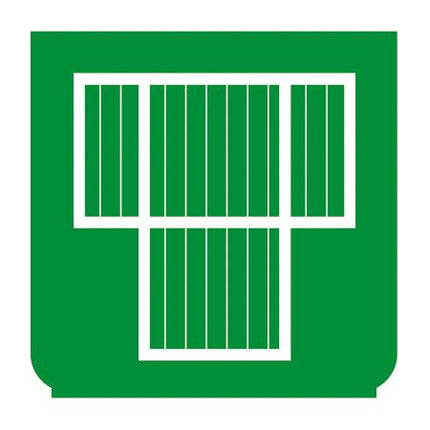 Emblem - Bildschirm grün - 1 - Stück ENG