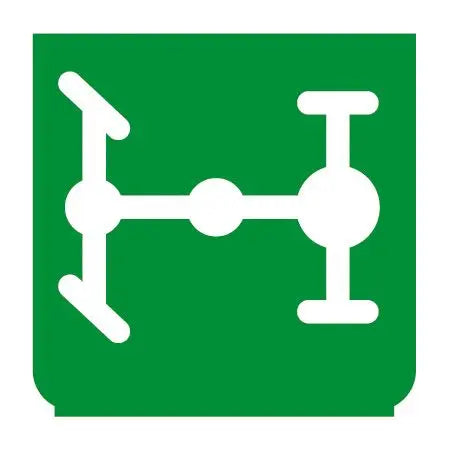 Emblem - Differentialsperre hinten grün - 896220 - 1 - Stück ENG