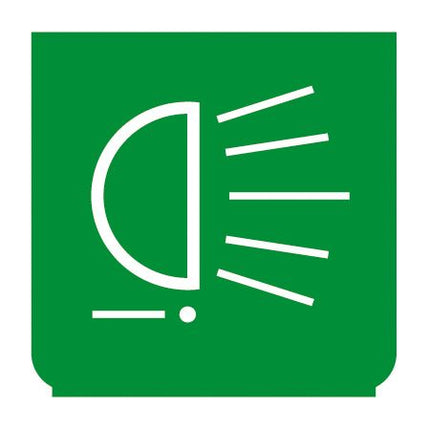 Emblem - Hauptleuchte hinten grün - 1 - Stück ENG