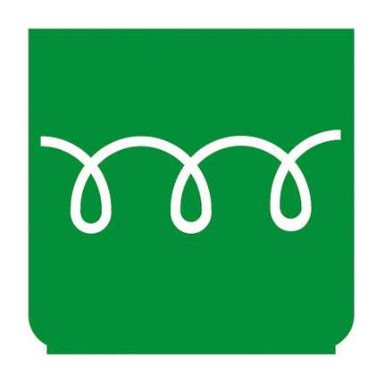 Emblem - Heizung grün - 1 - Stück ENG