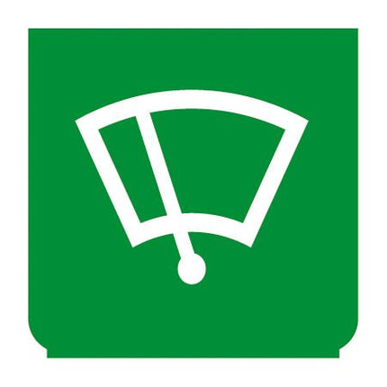 Emblem - Scheibenwischer grün - 1 - Stück ENG