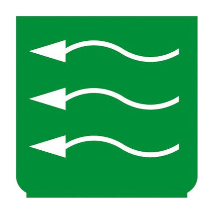 Emblem - Frischluft grün - 1 - Stück ENG