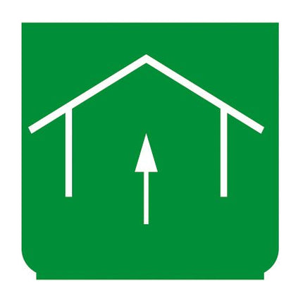 Emblem - Hebedach grün - 1 - Stück ENG