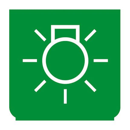 Emblem - Hauptlicht grün - 1 - Stück ENG
