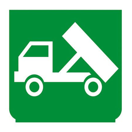 Emblem - Dumper grün - 1 - Stück ENG