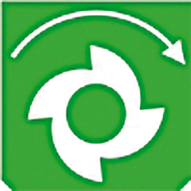 Emblem - Fräse rückwärts grün/weiss - 897261 - 1 - Stück ENG