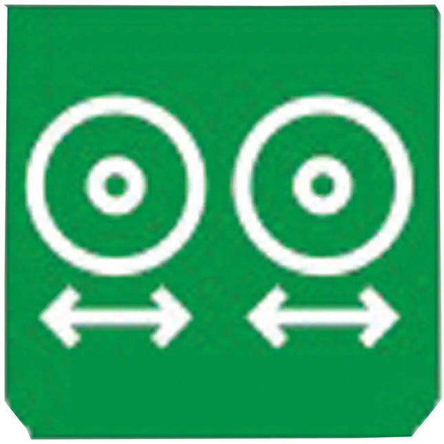 Emblem - Kehrspiegelüberdeckung grün - 897423 - 1 - Stück ENG