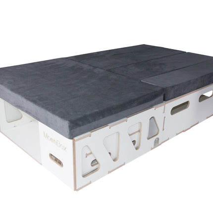 Moonbox Campingbox mit Tisch Van/Bus 115cm Weiß Moonbox