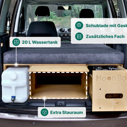 Moonbox Campingbox Minivan 115cm Natur Moonbox