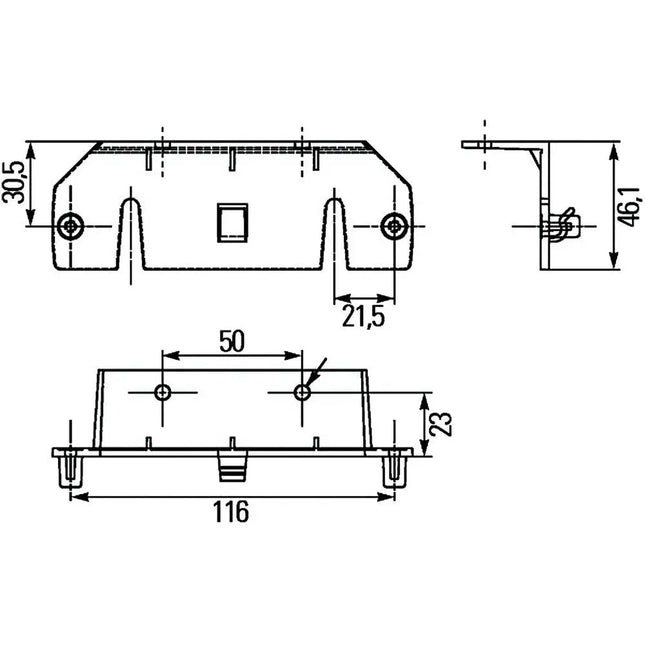 Hella - Leuchtenhalter zu Serie 008 645... - 8HG160409002 - 1 - Stück Hella