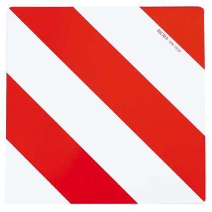 Warntafel verz. rot/weiss 1-seitig rechts Kl.1