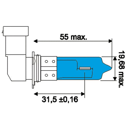 Glühlampe HB3 12V Xenon Look - 9005Xenon - 1 - Stück Jahn