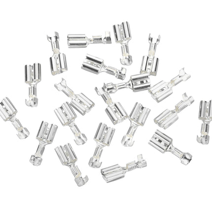 Flachsteckhülse 6,3 mm, 1,5 ... 2,5 mm², 20 Stück -