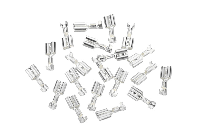 Flachsteckhülse 6,3 mm, 1,5 ... 2,5 mm², 20 Stück -