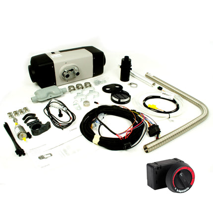Webasto Air Top Evo 40 Diesel Standheizung 12V/3,5kW Wohnmobil Einbausatz Drehregler Höhenanpassung