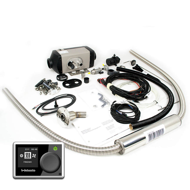 Webasto Air Top 2000 STC Diesel 12V/2kW Bootsheizung: Komplettset mit Vorwahluhr