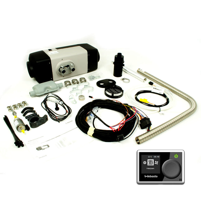 Webasto Air Top Evo 40 Diesel Standheizung Wohnmobil 12V/3,5kW mit Einbausatz, Vorwahluhr