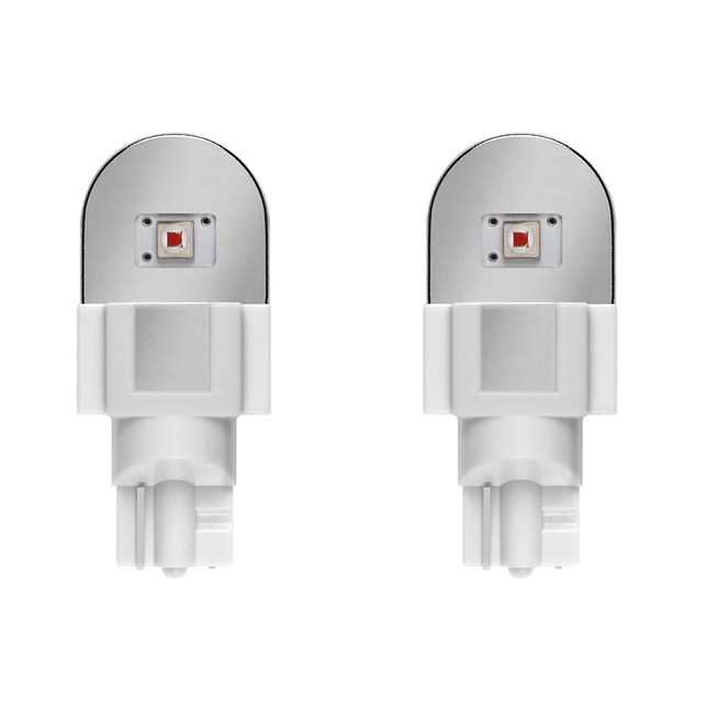 OSRAM - 2 x LED-Lampe W2.1x9.5d 12 V Red
